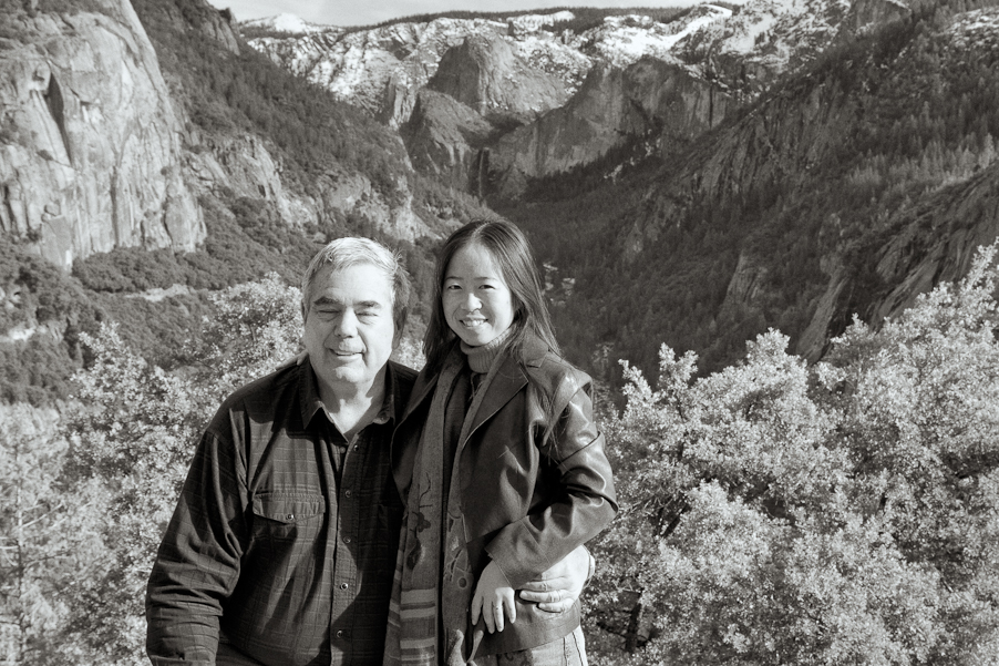 Daisy and Dad in California