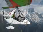 Flying around Annapurna range and Machapuchare