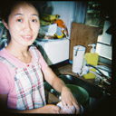 Photos taken with 120 medium format film in a plastic camera made in Russia