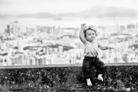 FeiNgo Shan / Brian, Ah Cai and I were curious about what it would be like on the top of Fei Ngo Shan mountain in a Typhoon ( typhoon Doksuri ).