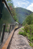 Chepe Train / The legendary El Chepe train from Sinaloa across the rugged Sierra Madre Occidental Mountain Range to Chihuahua