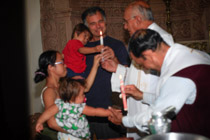 Cerocahui / 19 Jul 2013, Cerocahui, Urique, Chihuahua, Mex. 
Brian baptized by Fr. Javier Campos Morales S.J. ( El Gallo, the roster ); godparents:  Paul and Annette
Valorie baptized by Fr. Jesus Reyes Munoz  S.J; godparents: Philip and Bernadette