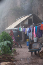 Barrancas Del Cobre / Rarámuri Indians live on the canyon walls, and often build their houses in caves