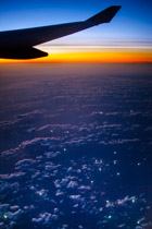 Fishing boats mid-ocean between Japan and Hong Kong