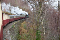 Wales —  not the fish / Steam train from Porthmadog to Blaenau Ffestiniog