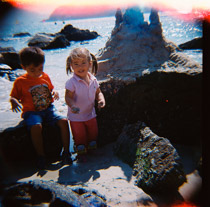 Maia's birthday party, Trio Beach