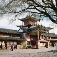 ShaXi Market on the thousand year old Tea Horse Trail which runs through the three parallel gorges between  China and Tibet and historically supported heavy trade in tea, horses and salt and surely a lot more.