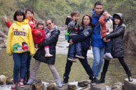 XiaoYi & her daughter, Valorie, Daisy, Brian, XiaoLi, LuoWei, DanDan, and LouWei de tai tai