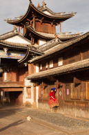 In about 1350 the first Ming Emperor Zhu Yuanzhang decrees to emphasize the promotion of Confucianism and train obedient people.   During the Qing Dynasty period of the Emperor KangXi issued "The Sixteen Imperial Decrees" to carry out Zhu's decrees.   In 1724 the following Emperor issued "The Sixteen DETAILED Imperial Decrees" to explain The Sixteen Imperial Decrees one by one.   The explanation included the requirement for villages to erect KuiXing Towers and Theater Stages and as a result Ten such towers were erected in the ShaXi valley including this one in Siding Village Market.