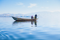 Fishing on Er Hai lake