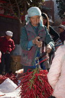 Buying Chillies, ShaXi market
