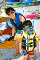 YiFei & Zhuang Zhuan at Half Moon Bay (Kodak Ektar 100)