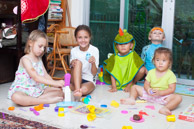 Liv, Soraya, Brian, Riley, Valorie at Valorie's b-day