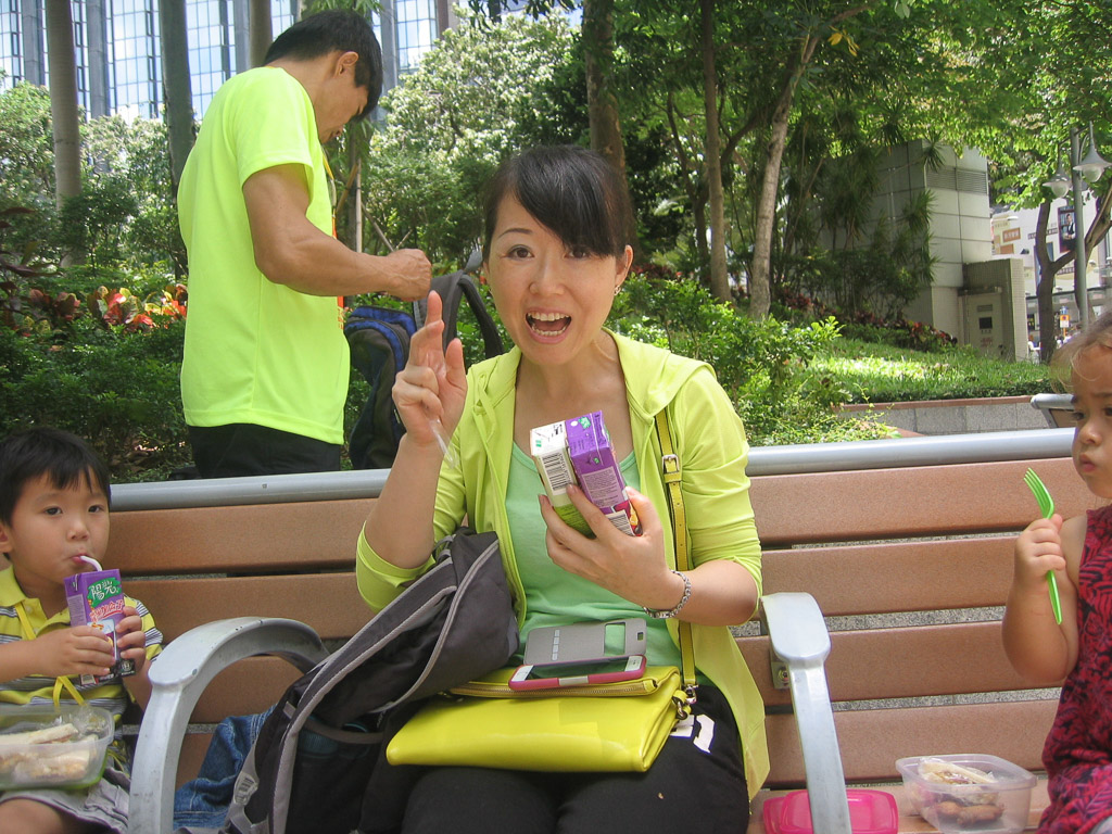 Brian and Valorie's teacher ( Photo taken by Brian )