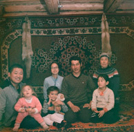DuLei, Valorie, Brian, Daisy, AhLangBeiKe, his wife & NaNa (501c Rollei CN200 accidently exposed for 400)
