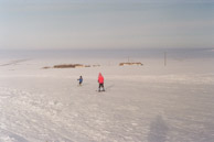 Brian and Daisy skiing at DuShanZi TianShan (M2 Portra 800)