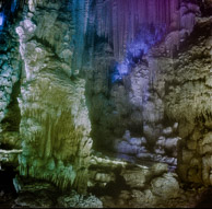 Zhijin cave in Minzhai Village was discovered in 1980 and extends for 13.5 km including the largest unsupported roof span of any cave worldwide. (Ektar 100)