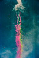 New Year - day time fire works (Portra 160)