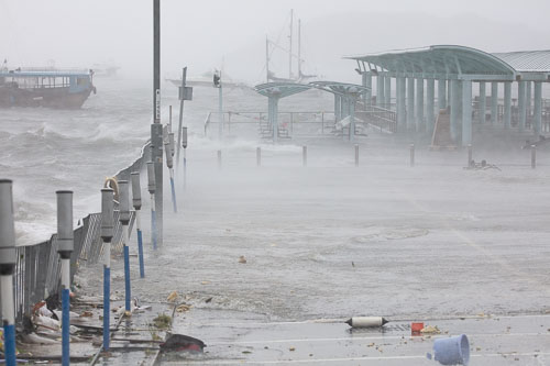 September 2018, Typhoon Mangkhut